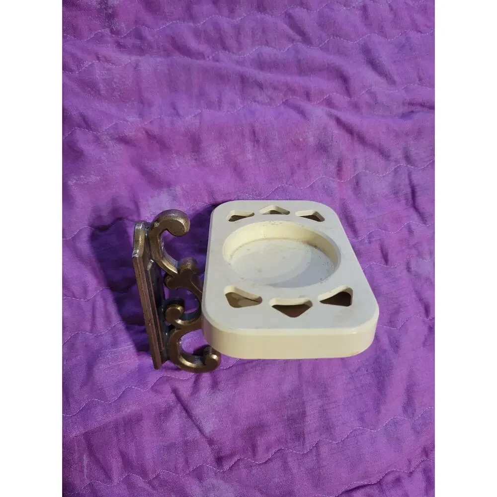 Vintage Toothbrush/Tumbler Holder. Amerock, The Charter Collection